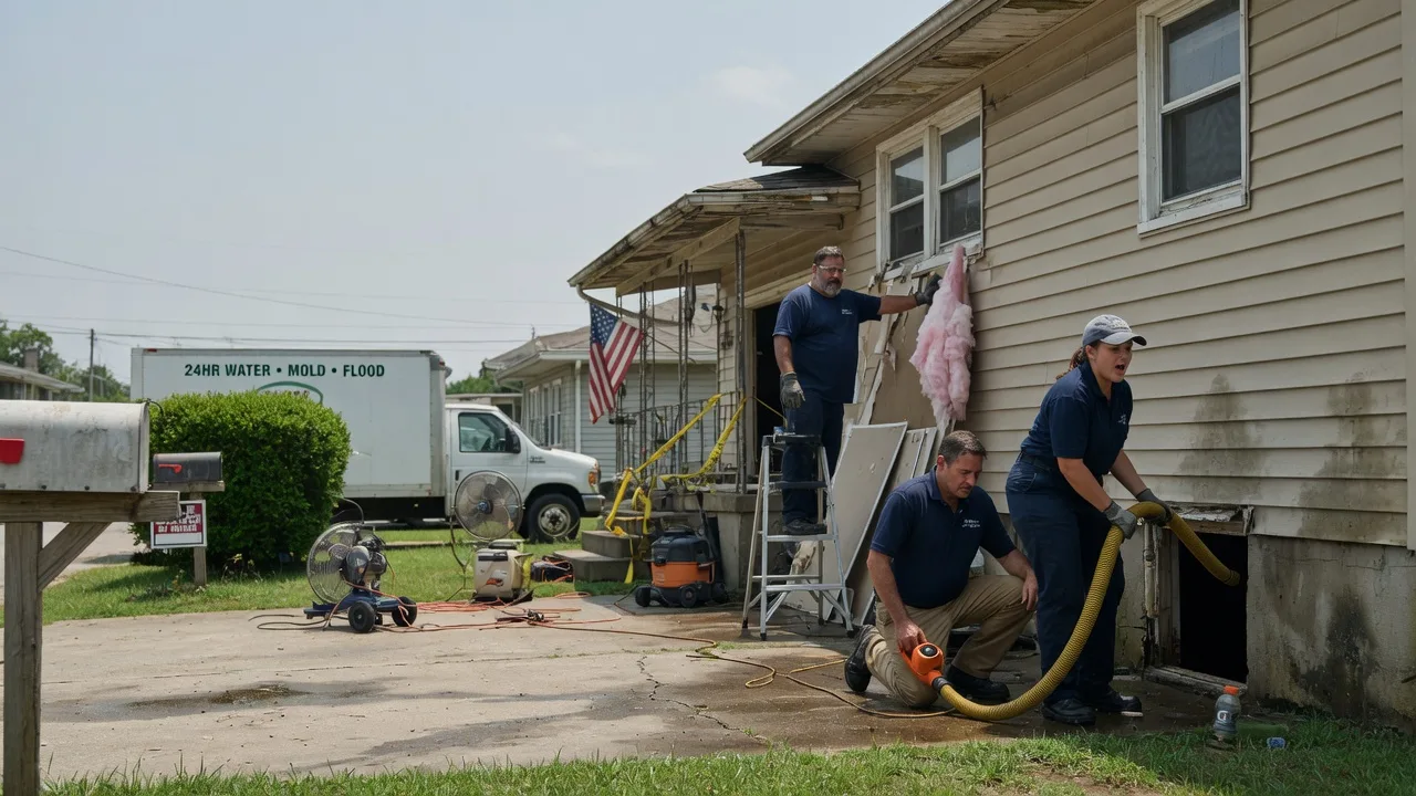 Water Damage Repair in Denham Springs, LA near me